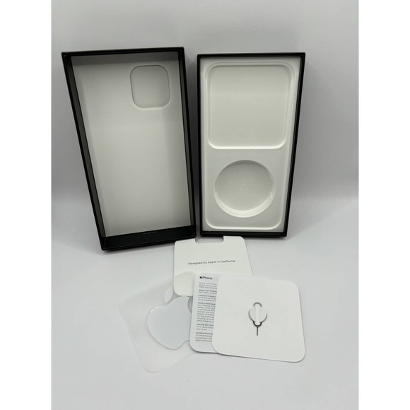 Apple IPhone 12 Pro Max BOX ONLY + Apple Sticker + Pin - Picture 4 of 4